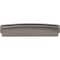Jeffrey Alexander 160 mm Center Brushed Pewter Square-to-Center Square Renzo Cabinet Cup Pull 141-160BNBDL - alternate 4